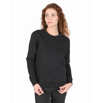 Hugo Boss Women's Cotton Black Womens Sweater in Black - S