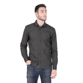 Hugo Boss Men's Black Cotton Mens Shirt in Black - M