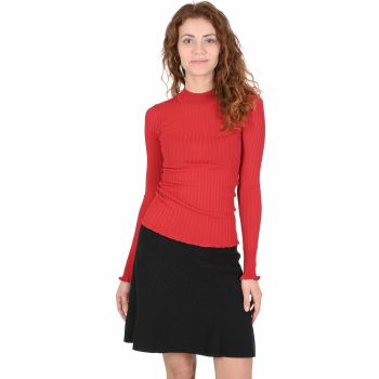 Hugo Boss Women's Red Viscose Blend Sweater in Red - S