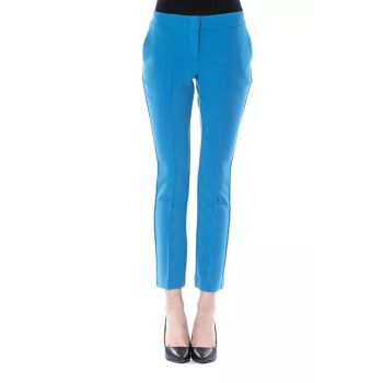 Lateral Closure Skinny Pants with Frontal Application 40 IT Women