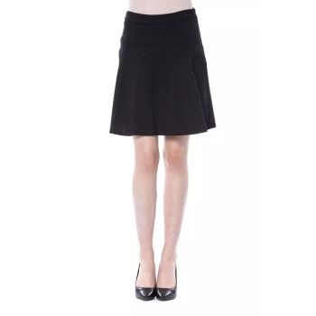 Black Leather Mini Skirt W42 US Women