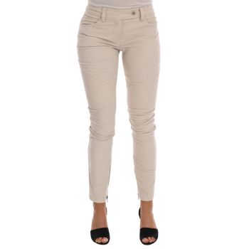 Cropped Corduroy Pants with Logo Details 40 IT Women