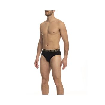 Cavalli Class Men's Black Cotton Underwear - S