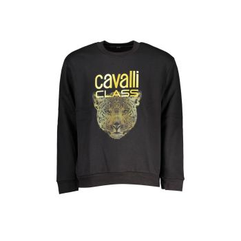 Cavalli Class Women's Black Cotton Sweater - L