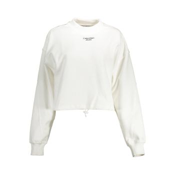 Calvin Klein Women's White Cotton Sweater - 2XL