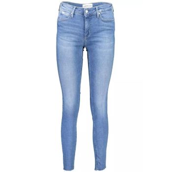 Calvin Klein Women's Light Blue Cotton Jeans & Pant - W25/L30 US