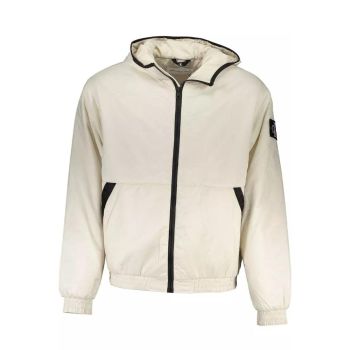 Calvin Klein Men's Beige Polyester Jacket - L