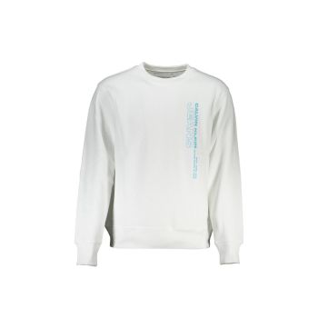 Calvin Klein Men's White Cotton Sweater - L