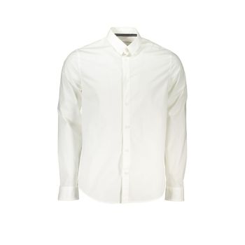 Calvin Klein Men's White Cotton Shirt - S