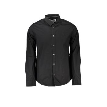 Calvin Klein Men's Black Cotton Shirt - S