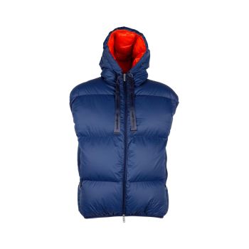 Centogrammi Men's Blue Nylon Vest - L