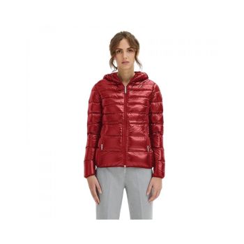 Centogrammi Short Down Jacket with Ultra Light Hood L Women