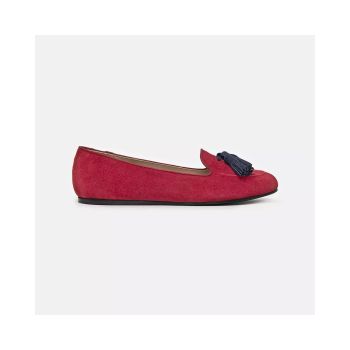 Charles Philip SILVIE Red Suede Moccasins 41 EU Women