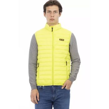 Sleeveless Down Jacket with Functional Pockets and Zipper Detailing 3XL Men