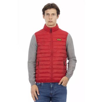 Sleeveless Down Jacket with Pockets and Metal Zip 3XL Men