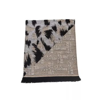 Animalier Fantasy Logo Scarf One Size Men