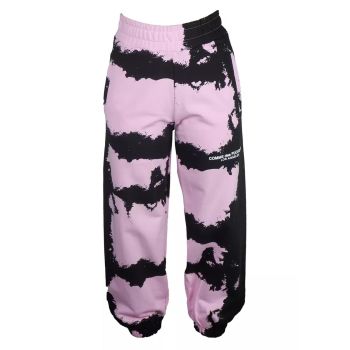 Comme des Fuckdown Cotton Tracksuit Pants with Logo Print M Women