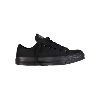 Converse Classic Canvas Sneaker with Rubber Sole in Black - 9 US