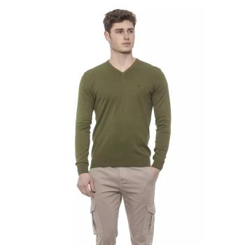 V-Neck Solid Color Sweater 3XL Men