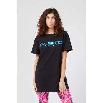 Front Print Oversized T-shirt M Women