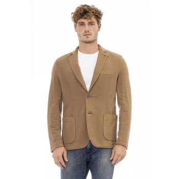 Classic Button Closure Jacket with Front Pockets 54 IT Men