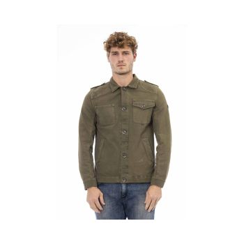 Distretto12 Men's Green Cotton Jacket - 50 IT