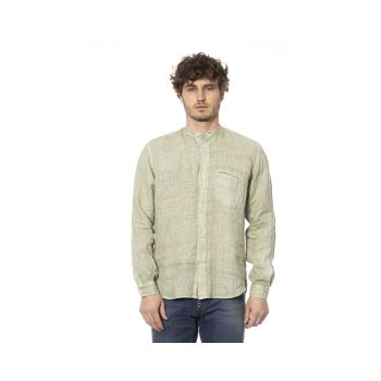 Distretto12 Men's Green Linen Shirt - M