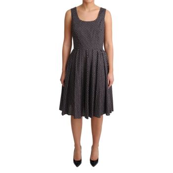 Sleeveless A-line Dress with Logo Details 40 IT Women