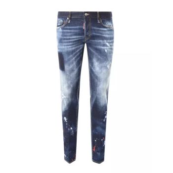 Stretch Cotton Denim Jeans by Dsquared2 50 IT Men