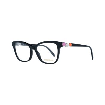 Black Trapezium Frame Glasses One Size Women