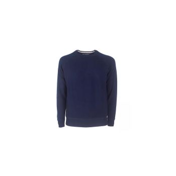 Pure Cashmere Raglan Sweater - Slim Fit - Dark Blue 48 IT Men