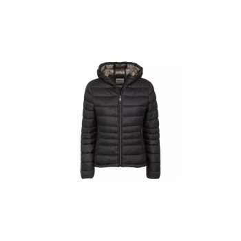 Fred Mello Short Down Jacket with Hood and Zip Closure XS Women