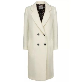 Wool Coat with Side Pockets and Internal Lining 2XL Women