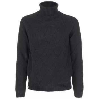 Diamond Embroidered Turtleneck Sweater L Men