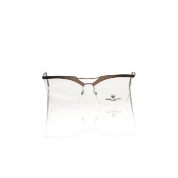 Gold Glitter Metal Clubmaster Eyeglasses One Size Women