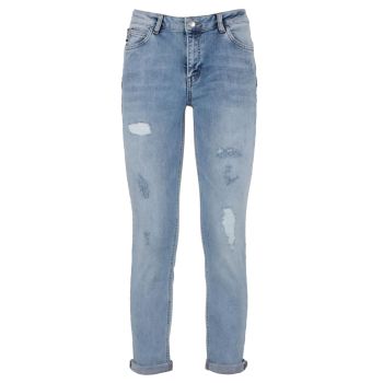 Blue Denim Jeans with Elasticized Fit W26 US Women