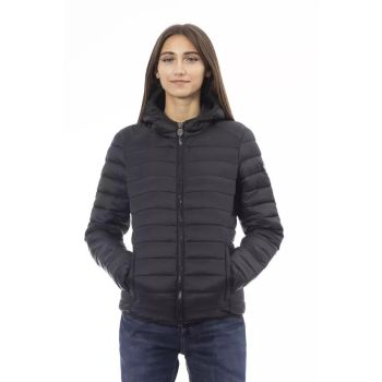 Invicta Women's Black Nylon Jackets & Coat - L