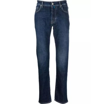 Regular Cut Jeans with Bandana Detailing W32 US Men