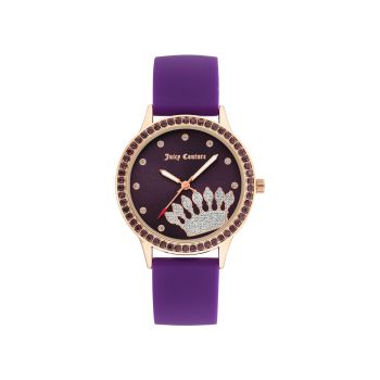 Rose Gold Rhinestone Fashion Watch One Size Women