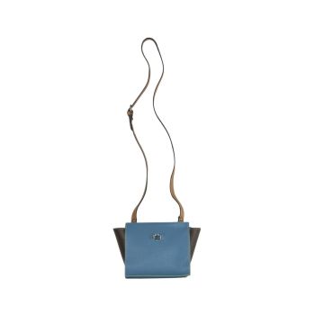 La Martina Women's Light Blue Leather Crossbody Bag - One Size