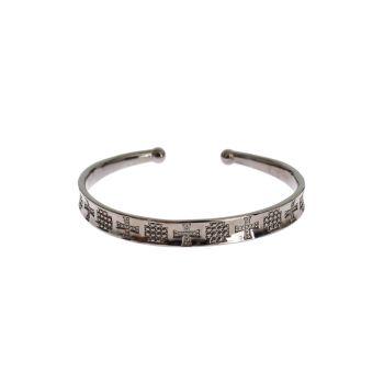 Gorgeous NIALAYA Sterling Silver Bangle S Women