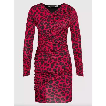 Love Moschino Leopard Texture Dress 40 IT Women