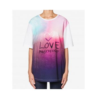 Love Moschino Logo Print Oversized T-Shirt 44 IT Women