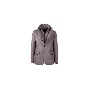 Tessuto Wool and Cashmere Coat with Button Closure 48 IT Men