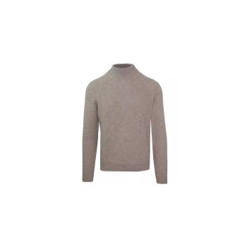 Malo Diamond Stitch Turtleneck in Wool and Cashmere L Men