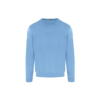 Malo Roundneck Sweatshirt in Ice Blue Cashmere L Men