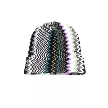 Geometric Fantasy Multicolor Hat One Size Women