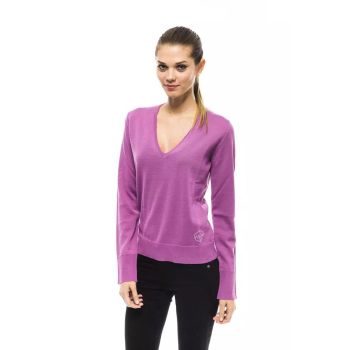 Montana Blu Women's Pink Wool Sweater - 40 IT