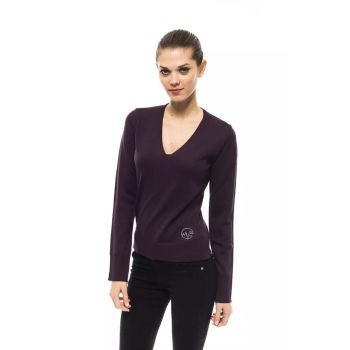 Montana Blu Women's Purple Wool Sweater - 40 IT