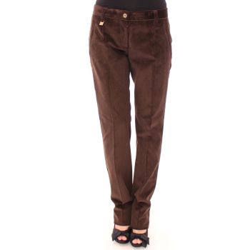 Cotton Pants with Logo Details 42 IT Women